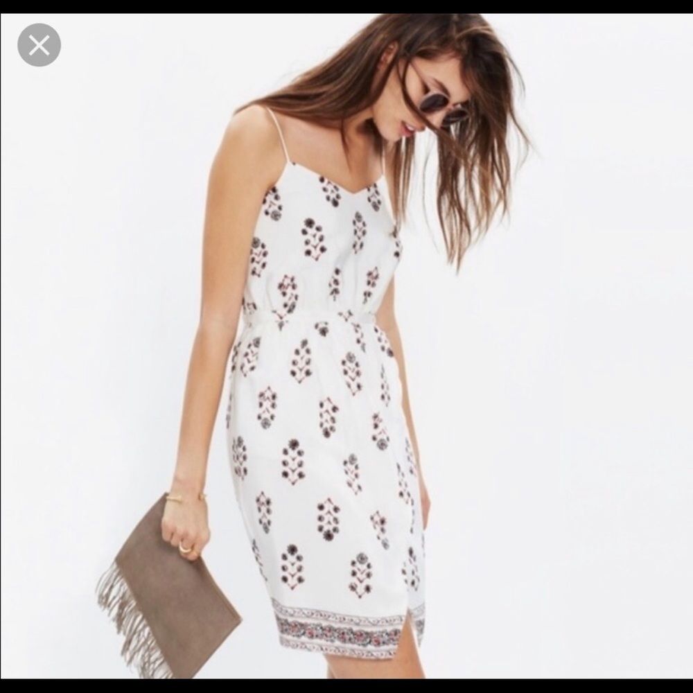 Madewell Silk Summer Floral Dress